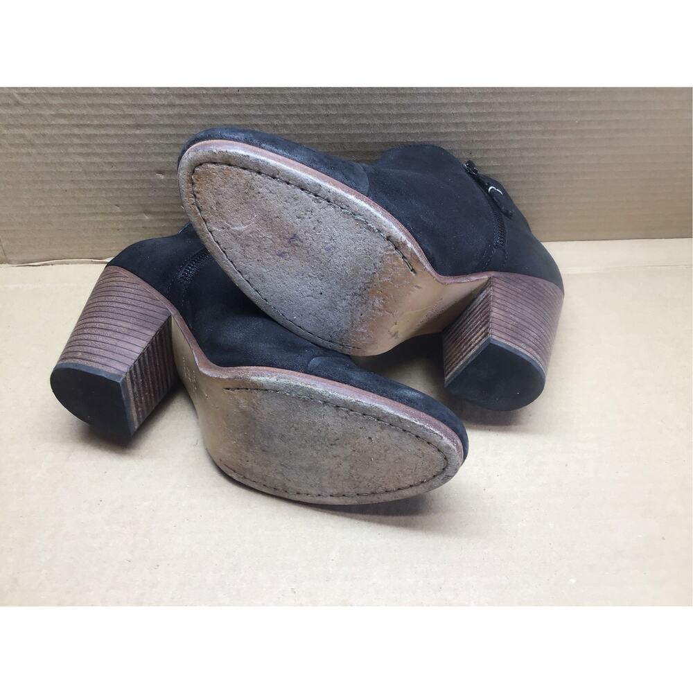 Rag Bone Classic Newbury Black Suede Ankle Boots Italy Sz 39.5 Fits US 8.5 To 9 - Picture 6 of 6